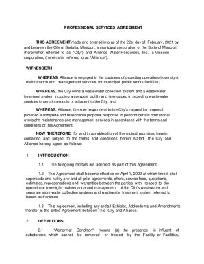 Professional Services Agreement: Everything You Need to Know.